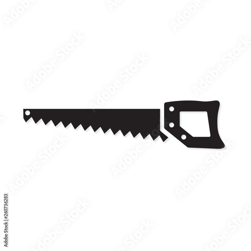 hand saw icon- vector illustration