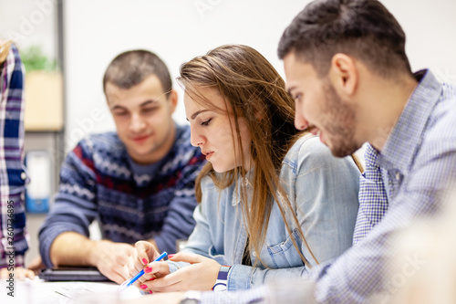 young creatives having a meeting