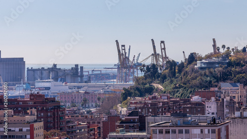 Barcelona vista desde las alturas
