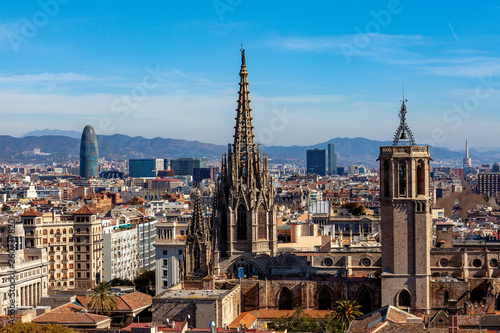 Barcelona vista desde las alturas