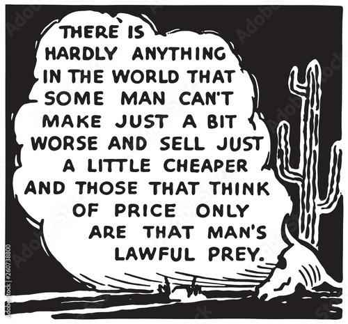 There Is Hardly Anything  - Retro Ad Art Banner