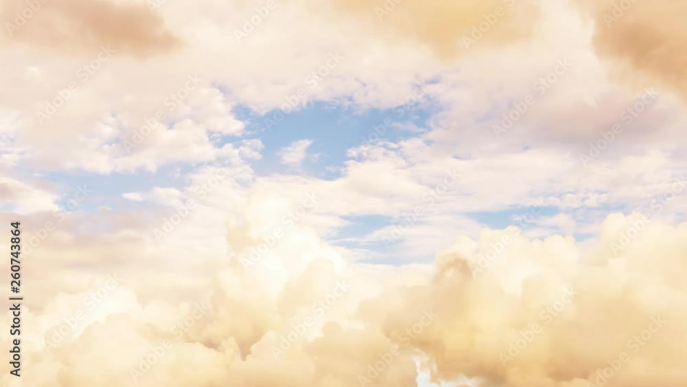 Time lapse 4k, Cloud and sky in color of sunlight Time lapse 4k, Cloud and sky in color of sunlight