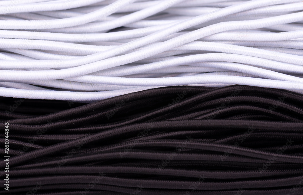 Elastic band for sewing clothes. Sewing rubber band. Elastic for clothing  texture background. Stock Photo | Adobe Stock