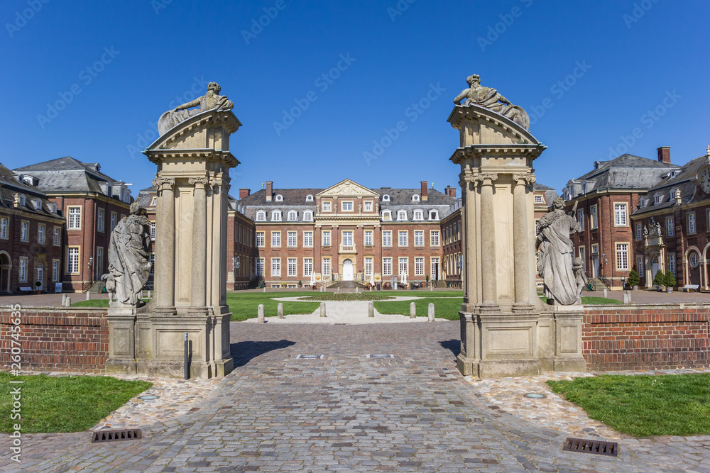 Fototapeta premium Entrance gate to the castle in Nordkirchen, Germany