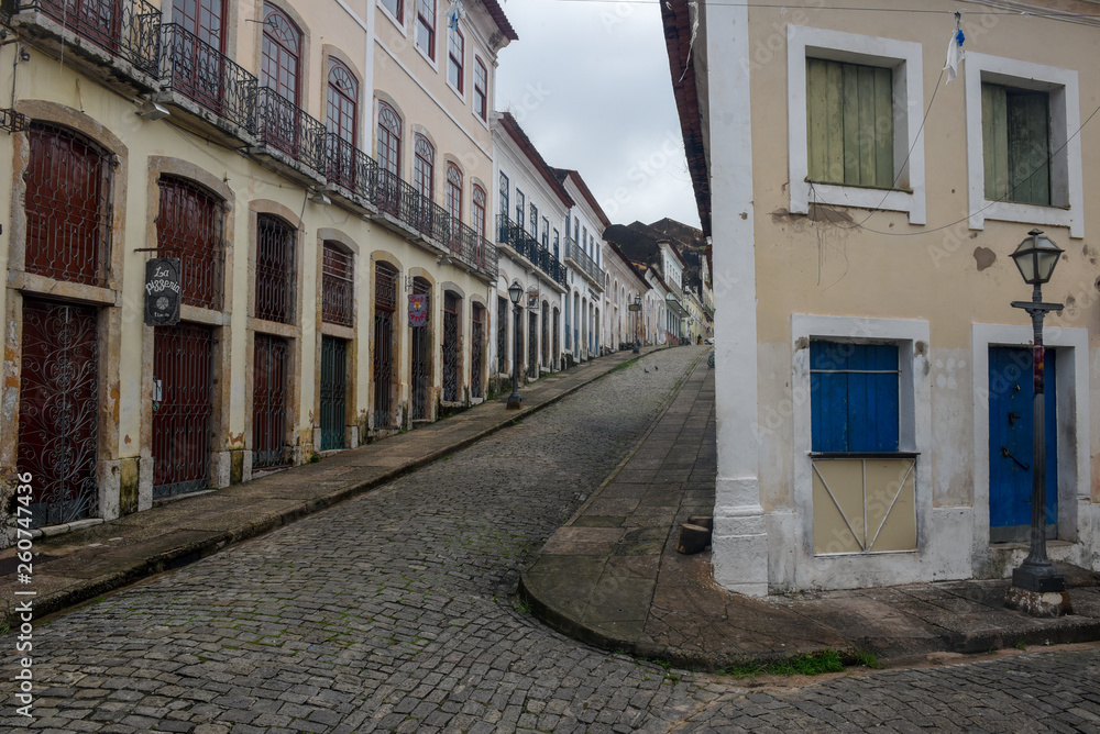 Traditional Portuguese colonial architecture in Sao Luis, Brazil Traditional Portuguese colonial architecture in Sao Luis, Brazil