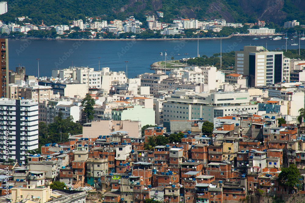 Rio de Janeiro: Urca, Flamengo and slum