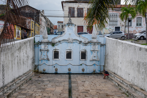 Foto Historic fountain at sao luis of maranhao on brazil