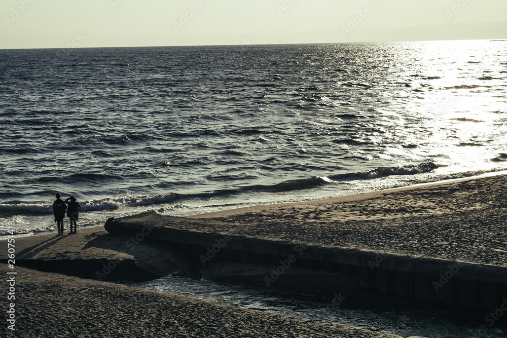 Obraz premium 江の島の夕暮れ