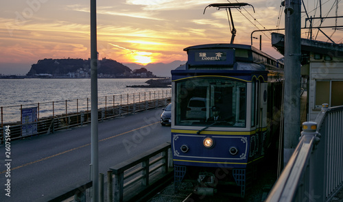 江の島の夕暮れ