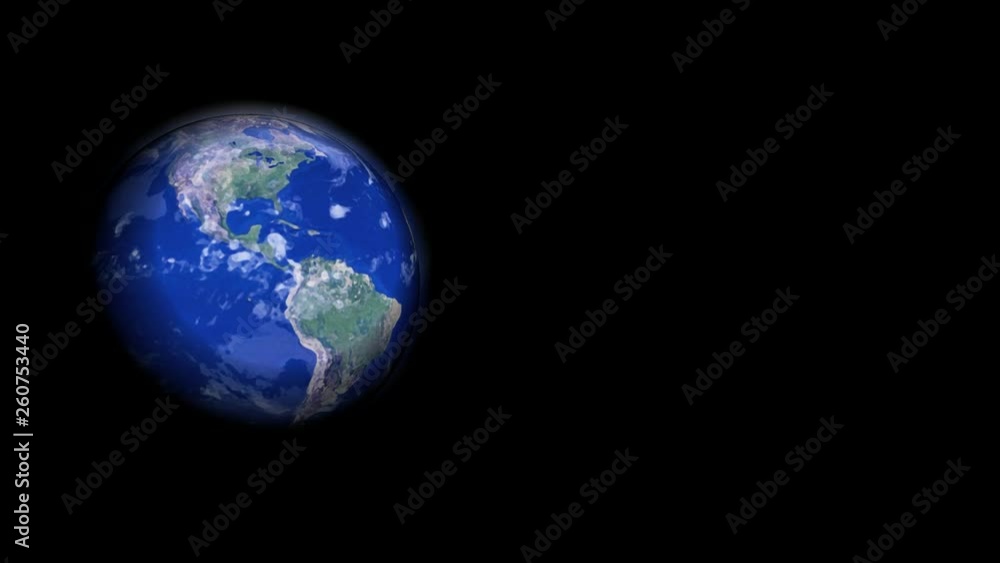 Rotation of the Blue Earth. Cosmic abstract sphere in the universe. Rotation of the Blue Earth. Cosmic abstract sphere in the universe.