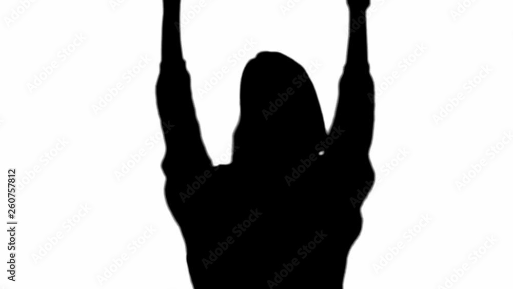 silhouettes of man and woman waving hands together isolated on white silhouettes of man and woman waving hands together isolated on white