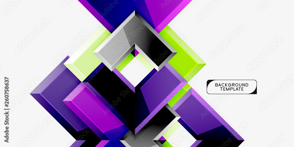 Glossy modern geometric background, abstract arrows composition Glossy modern geometric background, abstract arrows composition