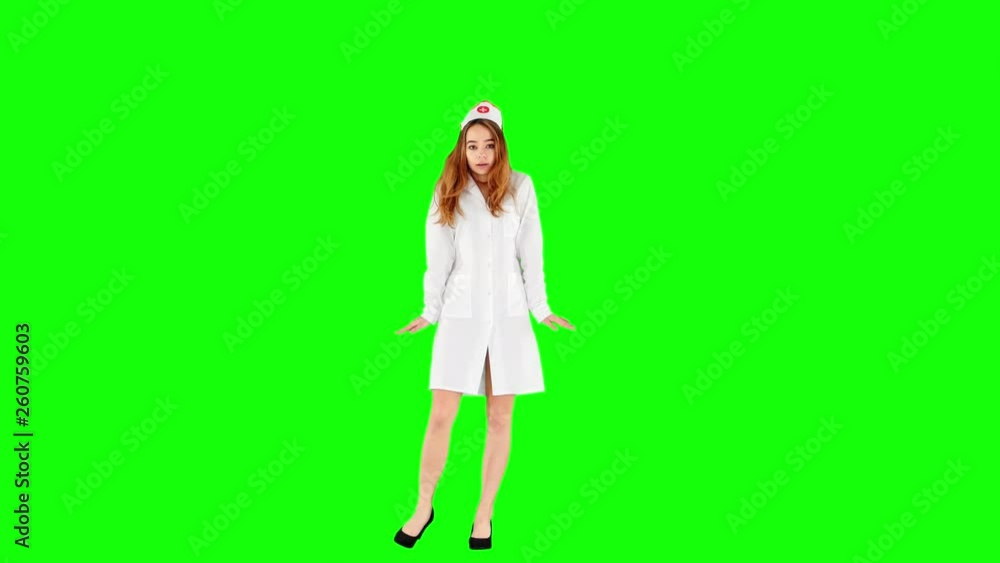 Frightened Emergency Room Nurse Frightened Emergency Room Nurse