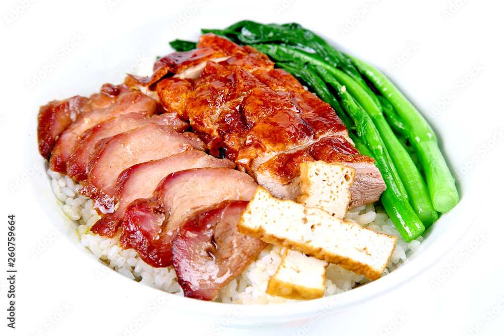 meat with vegetables on plate isolated on white meat with vegetables on plate isolated on white
