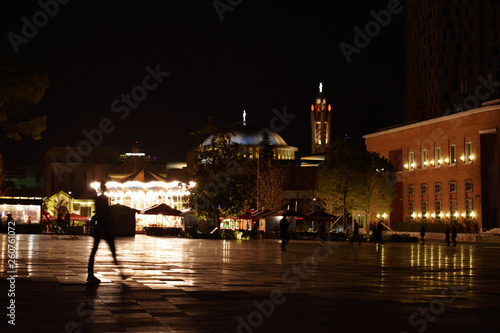 Tirana's view by night