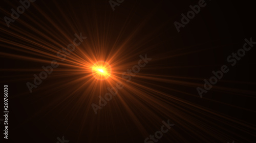 orange lens flare