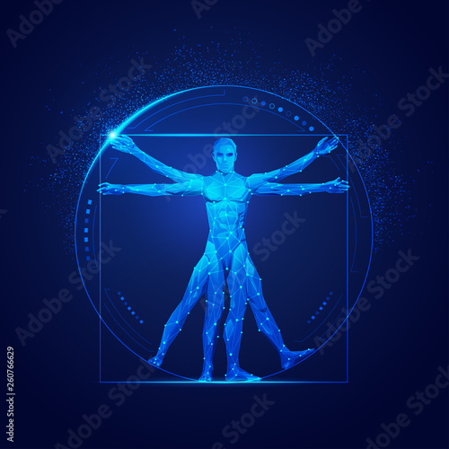 vitruvian man photo