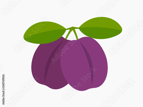 Two plums icon.