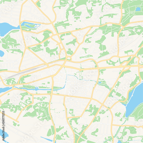 Rauma  Finland printable map