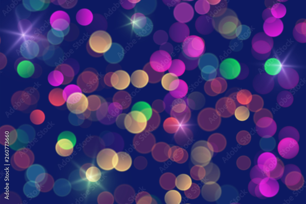 Blue colorful bokeh background Blue colorful bokeh background