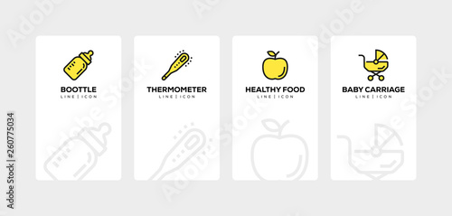BABY LINE ICON SET