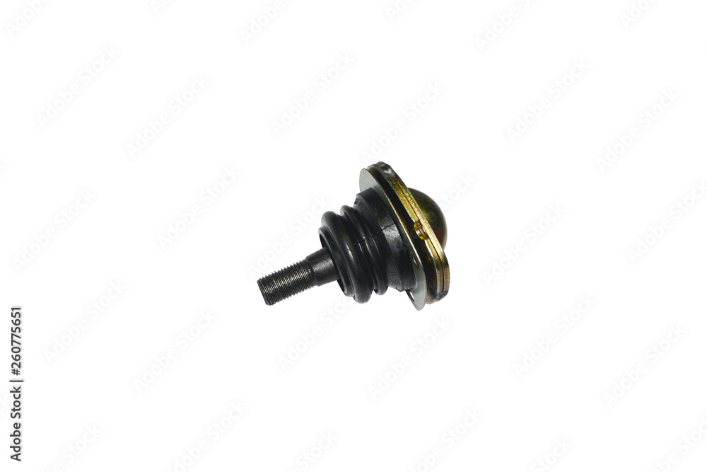 Ball joint car part. Isolated on white background Ball joint car part. Isolated on white background