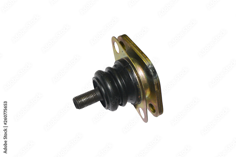 Ball joint car part. Isolated on white background Ball joint car part. Isolated on white background