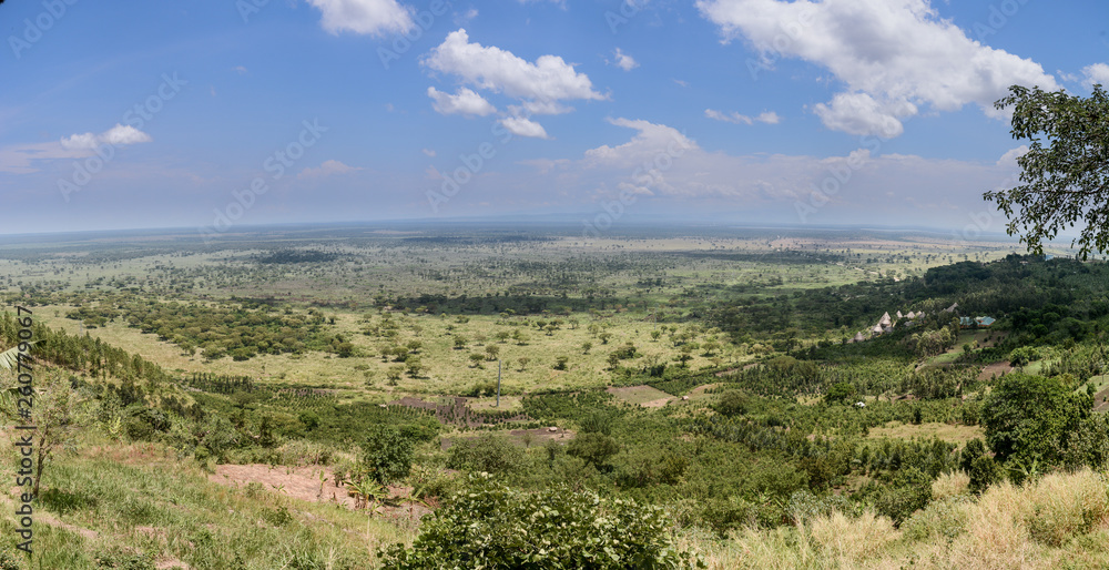Landscape in Uganda in Queens Elizabeth National Park Landscape in Uganda in Queens Elizabeth National Park