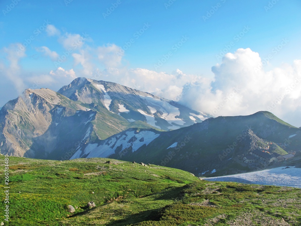 Fototapeta premium 白馬登山