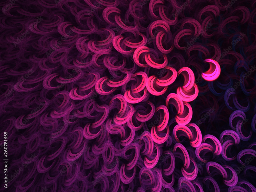 Bright pink rings abstract background Bright pink rings abstract background