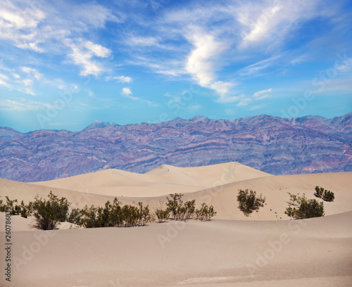 Mesquite Dunes in Death Valley National Park  California