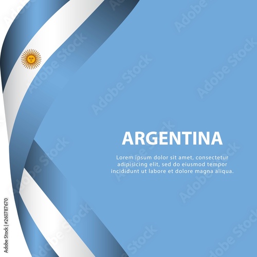 Argentina National Day Vector Template Design Illustration