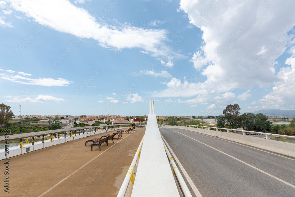 Fototapeta premium Puente en el rio