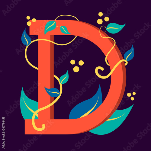 Letter symbol. Design of logotype. Graphic design