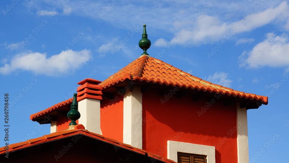 Naklejka premium Maison rouge