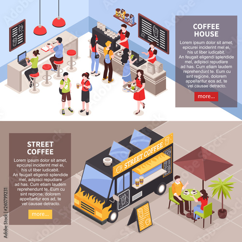 Coffee House Banners Set