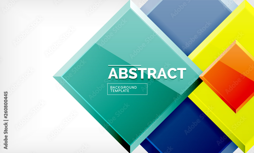 Geometric abstract background, modern square design Geometric abstract background, modern square design
