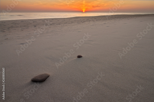Baltic sea sunset