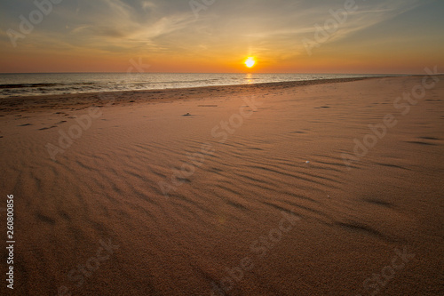 Baltic sea sunset