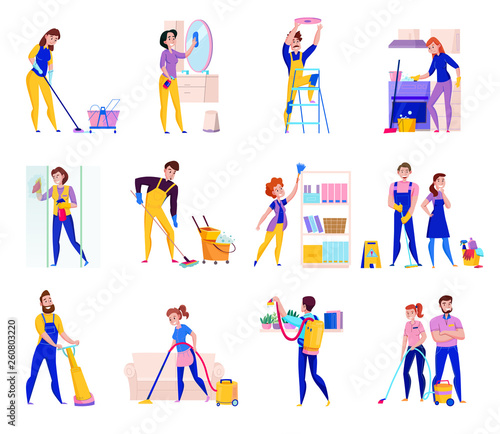 Cleaning Service Set 