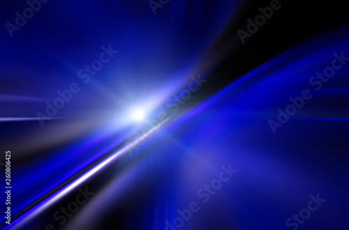 Beautiful futuristic blue abstract background.