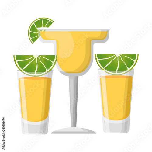 tequila shot cocktail lemon