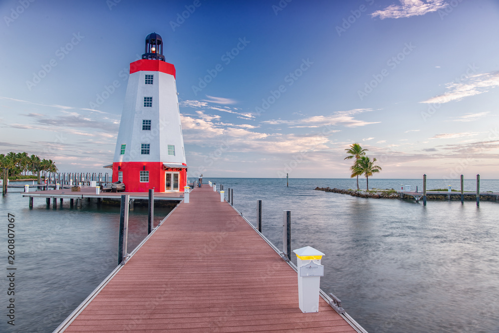 lighthouse on pier