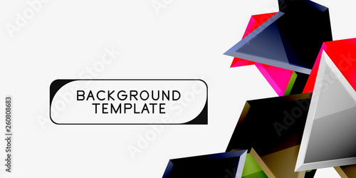 Triangular low poly background design, multicolored triangles. Vector Free Download Triangular low poly background design, multicolored triangles. Vector - GFXLoad