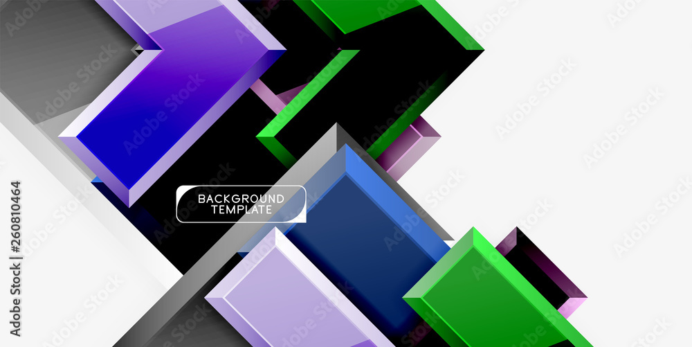 Glossy arrows background Glossy arrows background