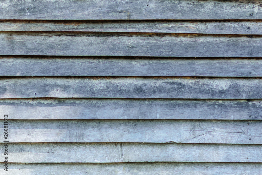 The surface of the old gray wooden fence, Texture, Background