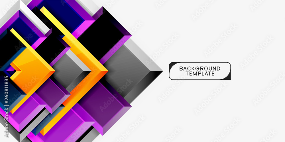 Glossy arrows background Glossy arrows background