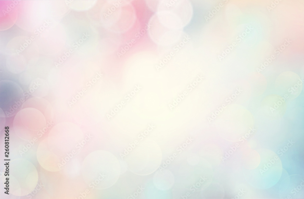 Abstract pink background with bokeh