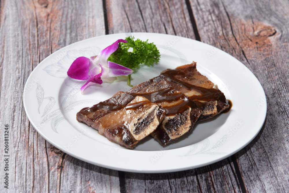 grilled beef steak with vegetables grilled beef steak with vegetables