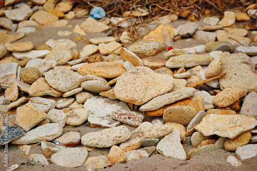 background of stones